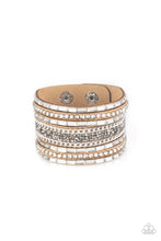 Load image into Gallery viewer, Paparazzi - Rhinestone Rumble - Brown Bracelet
