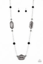 Load image into Gallery viewer, Paparazzi - Crystal Charm - Black Necklace
