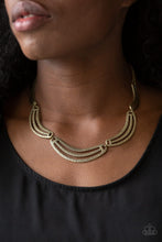 Load image into Gallery viewer, Paparazzi - Palm Springs Pharaoh - Brass Necklace
