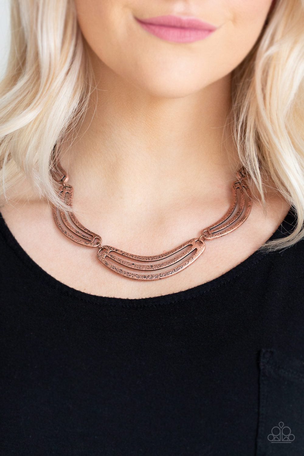 Paparazzi - Palm Springs Pharaoh - Copper Necklace