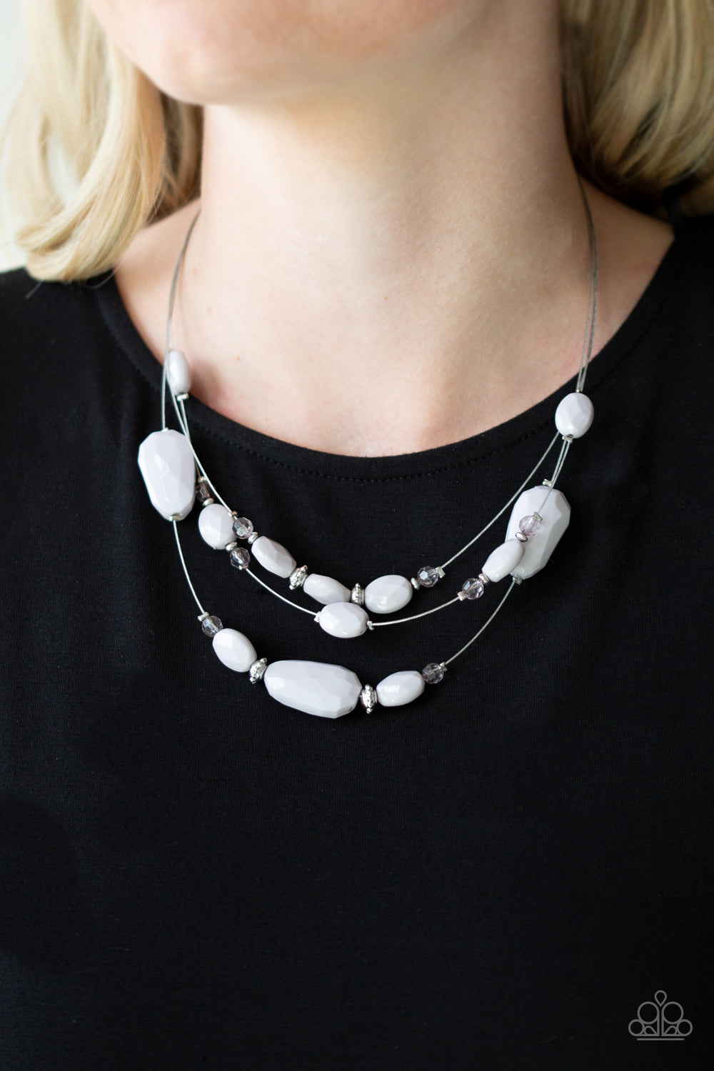 Paparazzi - Radiant Reflections - Silver Necklace