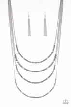 Load image into Gallery viewer, Paparazzi - It Will Be Over MOON - Silver Necklace
