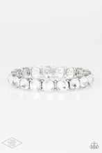 Load image into Gallery viewer, Paparazzi - Sugar-Coated Sparkle - White Bracelet
