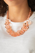 Load image into Gallery viewer, Paparazzi - Ringing In The Bling - Copper Necklace
