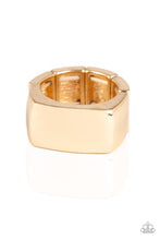 Load image into Gallery viewer, Paparazzi - Straightforward - Gold Ring
