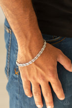 Load image into Gallery viewer, Paparazzi - Fighting Chance - Silver Bracelet
