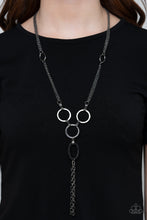 Load image into Gallery viewer, Paparazzi - Metro Mechanics - Black Necklace
