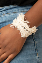 Load image into Gallery viewer, Paparazzi - Homespun Hardware - White Bracelet
