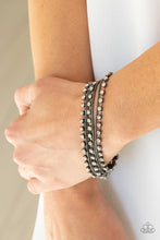 Load image into Gallery viewer, Paparazzi - Thats a Smash! - Black Bracelet
