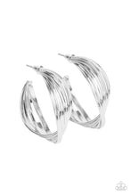 Load image into Gallery viewer, Paparazzi - Curves In All The Right Places - Silver Earrings
