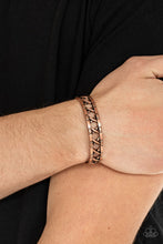 Load image into Gallery viewer, Paparazzi - In Over Your METALHEAD - Copper Bracelet
