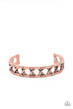 Load image into Gallery viewer, Paparazzi - In Over Your METALHEAD - Copper Bracelet
