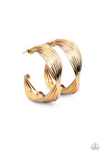 Load image into Gallery viewer, Paparazzi - Curves In All The Right Places - Gold Earrings
