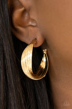 Load image into Gallery viewer, Paparazzi - Curves In All The Right Places - Gold Earrings
