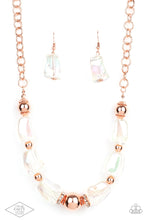 Load image into Gallery viewer, Paparazzi - Iridescently Ice Queen - Copper Necklace
