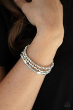 Load image into Gallery viewer, Paparazzi - Elegant Essence - Silver Bracelet
