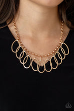 Load image into Gallery viewer, Paparazzi - Double OVAL-time - Gold Necklace
