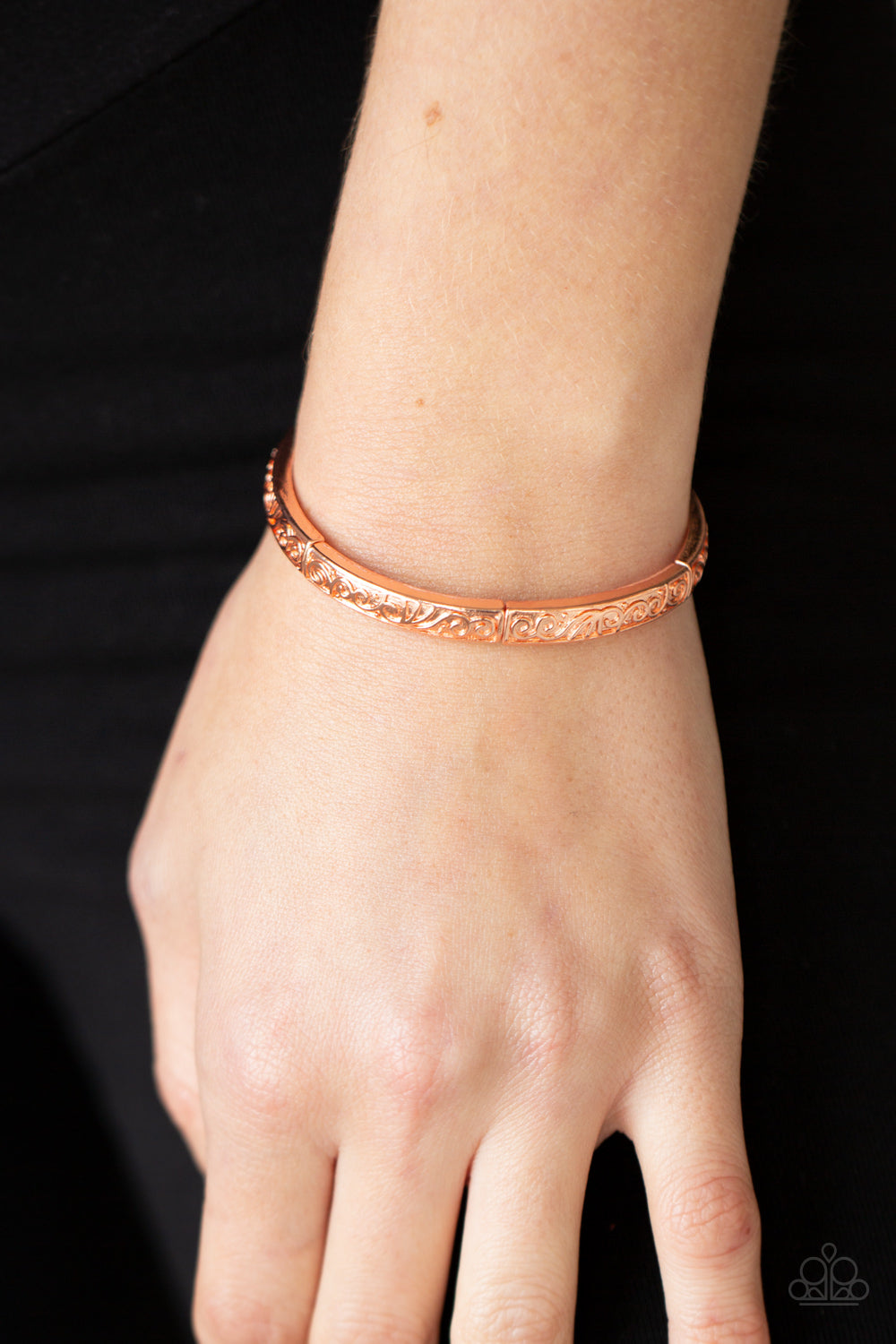 Paparazzi -  Precisely Petite - Copper Bracelet