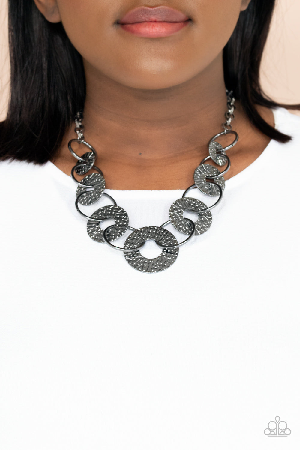 Paparazzi - Industrial Envy - Black Necklace