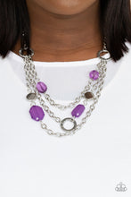 Load image into Gallery viewer, Paparazzi - Oceanside Spa - Purple Necklace
