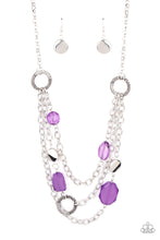 Load image into Gallery viewer, Paparazzi - Oceanside Spa - Purple Necklace
