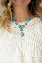 Load image into Gallery viewer, Paparazzi - Terrestrial Trailblazer - Blue Necklace
