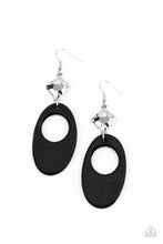 Load image into Gallery viewer, Paparazzi - Retro Reveal - Black Earrings
