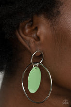 Load image into Gallery viewer, Paparazzi - POP, Look, and Listen - Green Earrings
