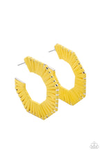 Load image into Gallery viewer, Paparazzi - Fabulously Fiesta - Yellow Earrings
