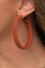 Load image into Gallery viewer, Paparazzi - Suede Parade - Orange Earrings
