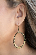 Load image into Gallery viewer, Paparazzi - Rustic Society - Brass Earrings
