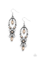 Load image into Gallery viewer, Paparazzi - Back In The Spotlight - Brown Earrings
