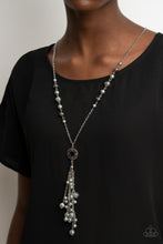 Load image into Gallery viewer, Paparazzi - Tasseled Treasure - Silver Necklace
