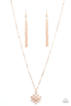 Load image into Gallery viewer, Paparazzi - Lotus Retreat - Rose Gold Necklace
