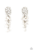 Load image into Gallery viewer, Paparazzi - Fabulously Flattering - White Earrings
