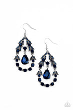 Load image into Gallery viewer, Paparazzi - Garden Decorum - Blue Earrings
