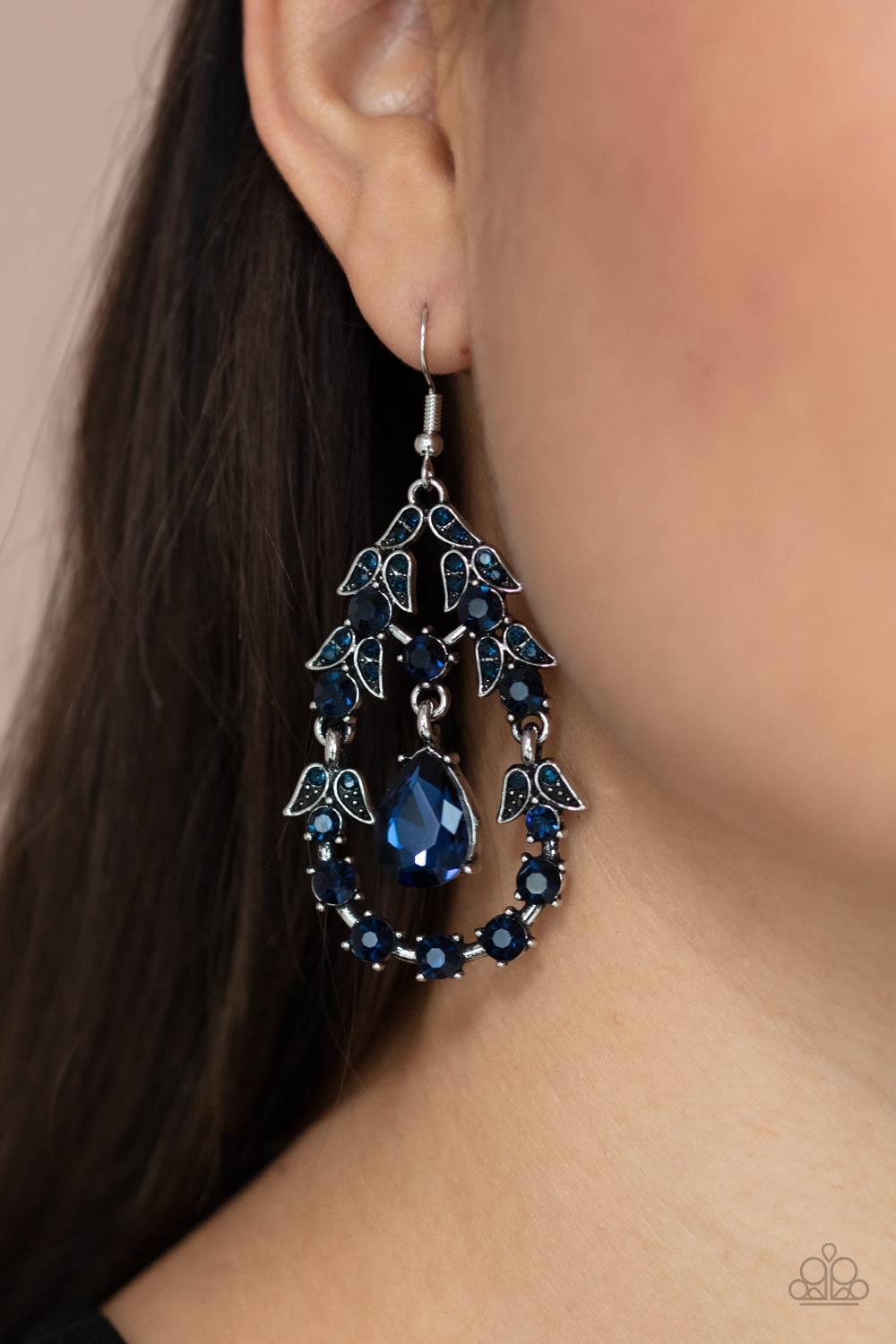 Paparazzi - Garden Decorum - Blue Earrings