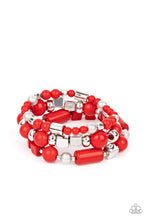 Load image into Gallery viewer, Paparazzi - Perfectly Prismatic - Red Bracelet
