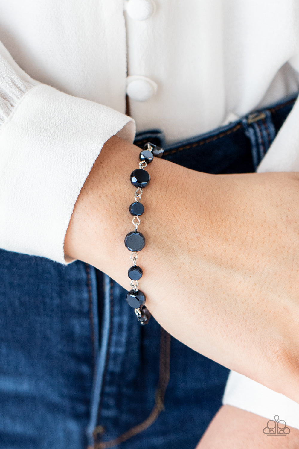 Paparazzi - Colorfully Cosmic - Blue Bracelet