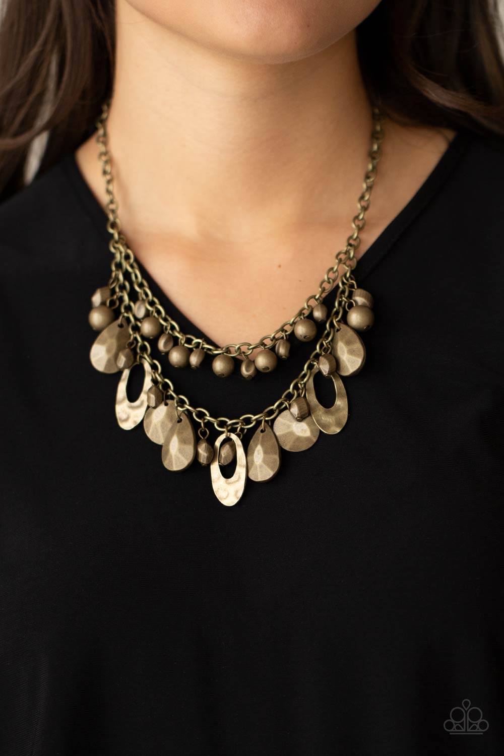 Paparazzi - Extra Exhilarating - Brass Necklace