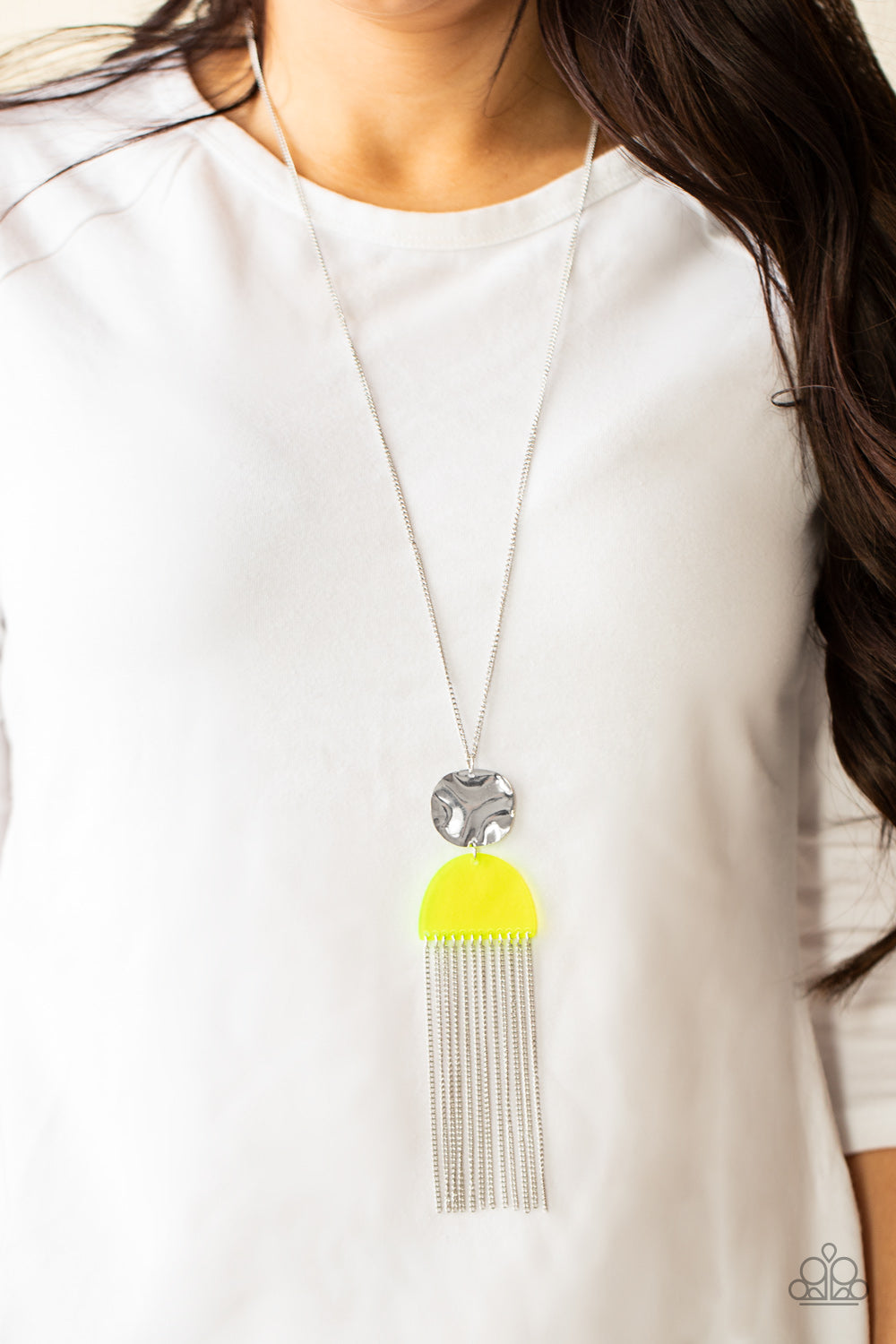 Paparazzi - Color Me Neon - Yellow Necklace