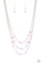 Load image into Gallery viewer, Paparazzi - Let The Record GLOW - Purple Necklace
