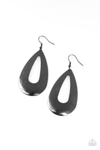 Load image into Gallery viewer, Paparazzi - Hand It OVAL! - Black Earrings
