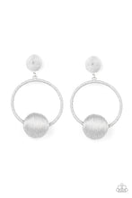 Load image into Gallery viewer, Paparazzi - Social Sphere - Silver Earrings
