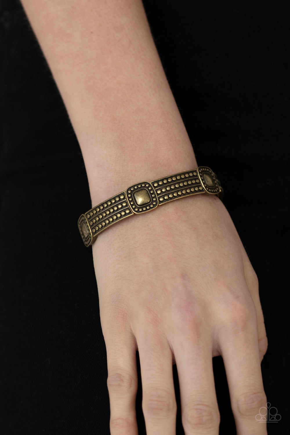 Paparazzi - Rustic Redux - Brass Bracelet