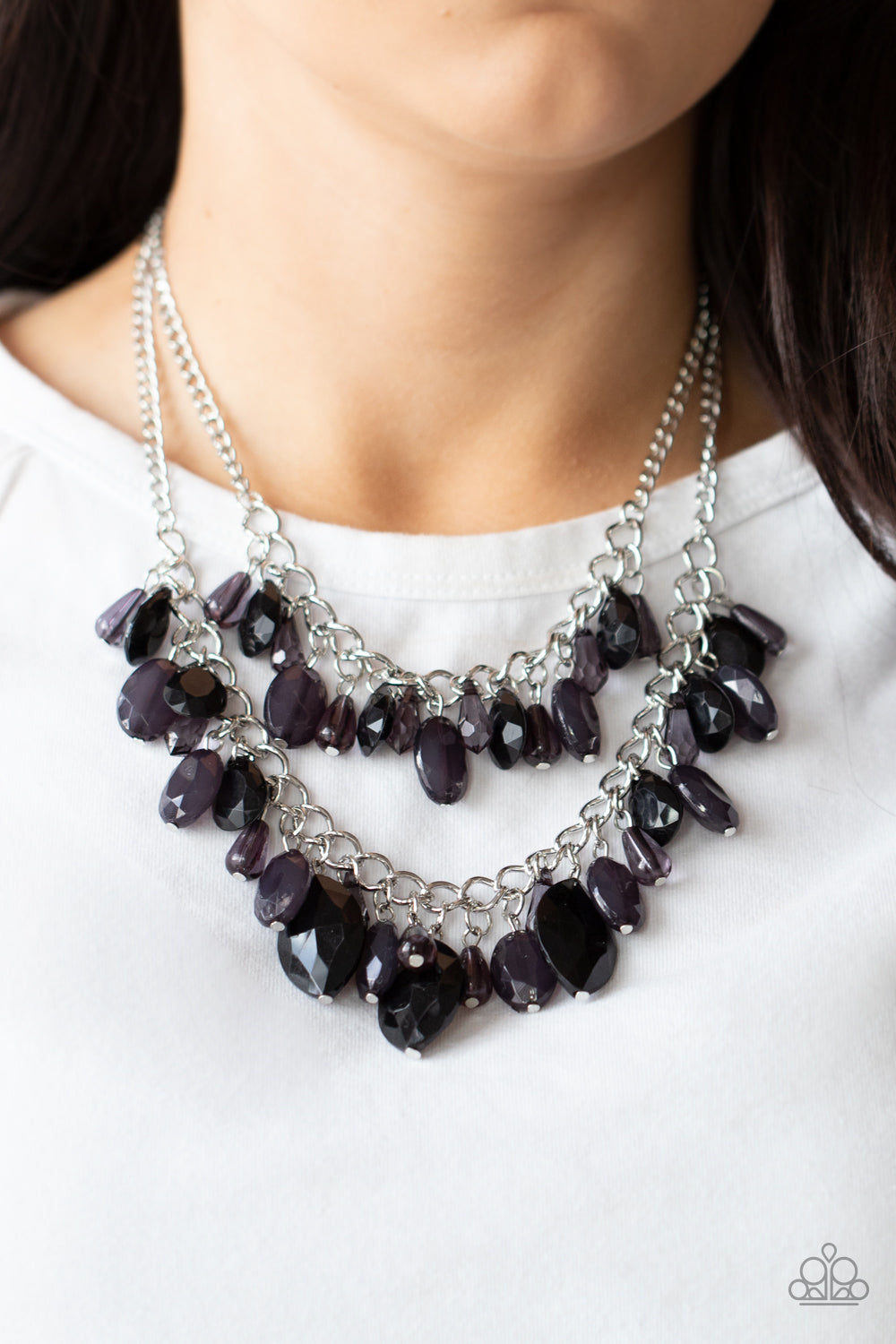 Paparazzi - Midsummer Mixer - Black Necklace