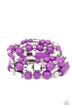 Load image into Gallery viewer, Paparazzi - Perfectly Prismatic - Purple Bracelet
