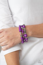 Load image into Gallery viewer, Paparazzi - Perfectly Prismatic - Purple Bracelet
