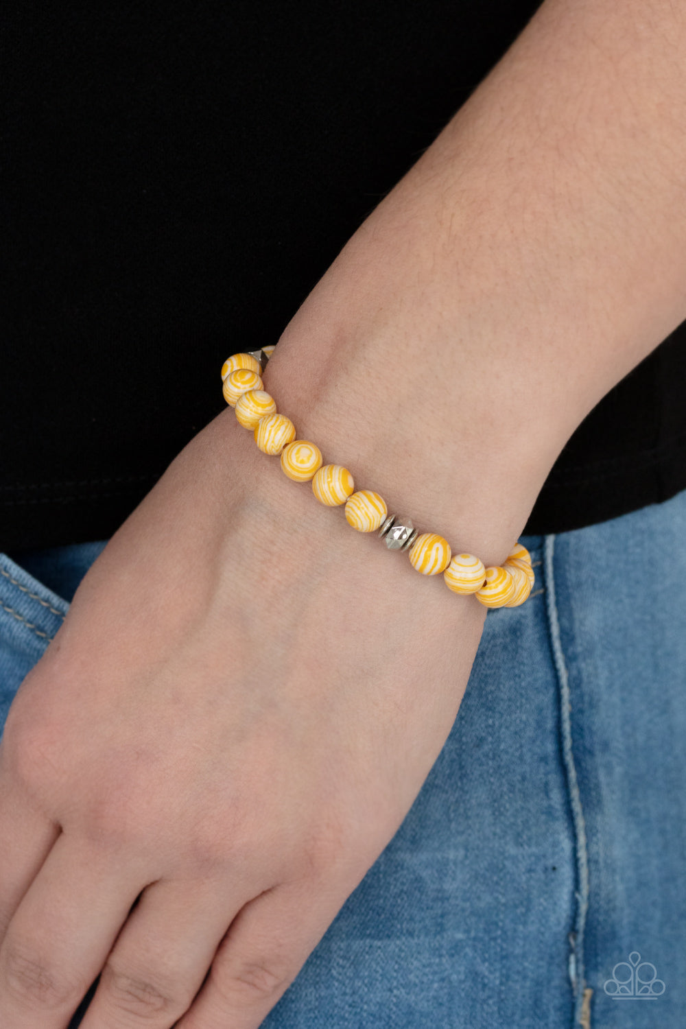 Paparazzi - Awakened - Yellow Bracelet