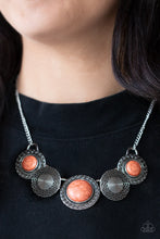 Load image into Gallery viewer, Paparazzi - Canyon Cottage - Orange Necklace
